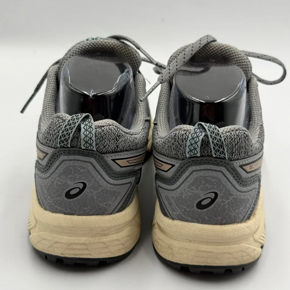 Asics Gel-Venture 7 Size‎ 7 Grey Rose Gold Trail Running Shoes Athleisure